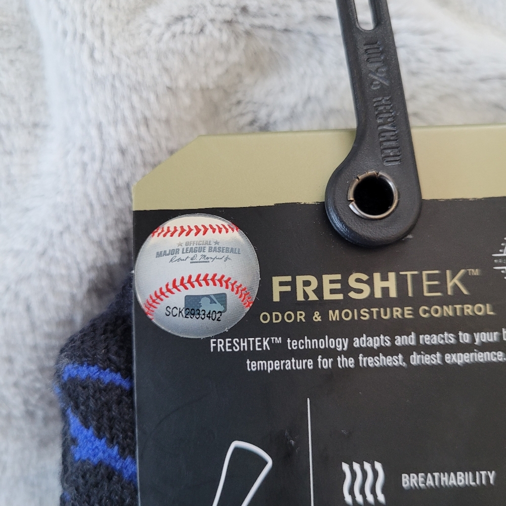Stance Mens Large 9-13 MLB Detroit Tigers Baseball OTC Crew Socks Freshtek - Picture 12 of 15
